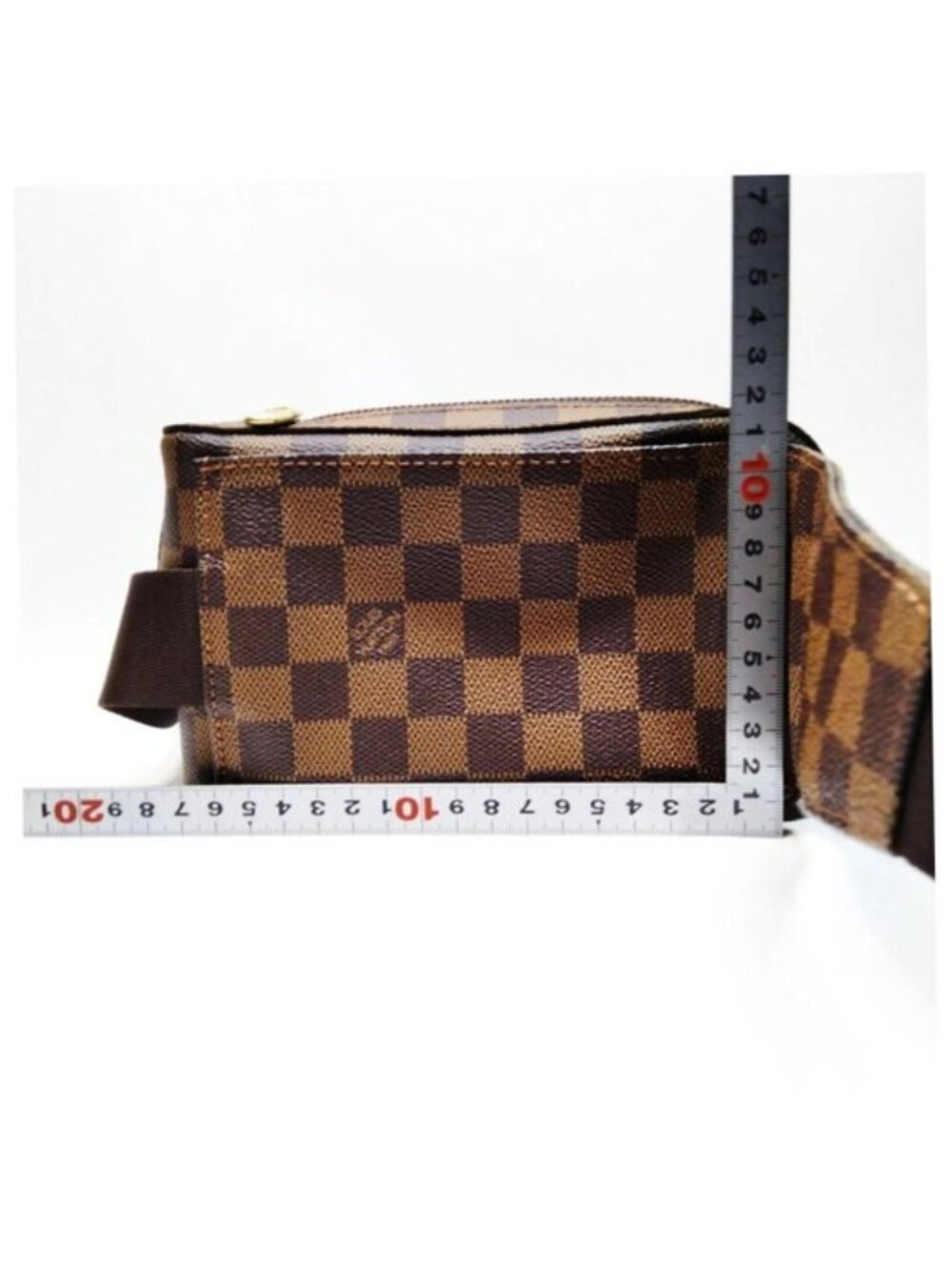 Authentic Louis Vuitton Geronimos Damier Ebene Sling Bag Crossbody Belt Bag - Picture 3 of 16